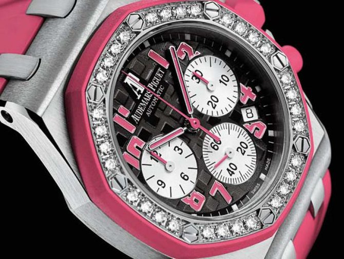 Audemars Piguet 26266SK.ZZ.D069CA.01 Royal Oak Offshore Ladycat Chronograph - фото 4