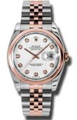 Rolex Часы Rolex Datejust 116201 wdj 36mm Steel and Everose Gold