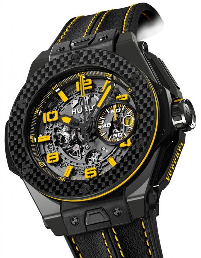 Hublot 401.CQ.0129.VR Big Bang Unico Ferrari Black Ceramic Carbon  - фото 2