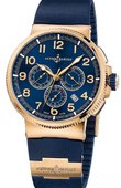 Ulysse Nardin Marine Manufacture 1506-150-3/63 Chronograph Rose Gold