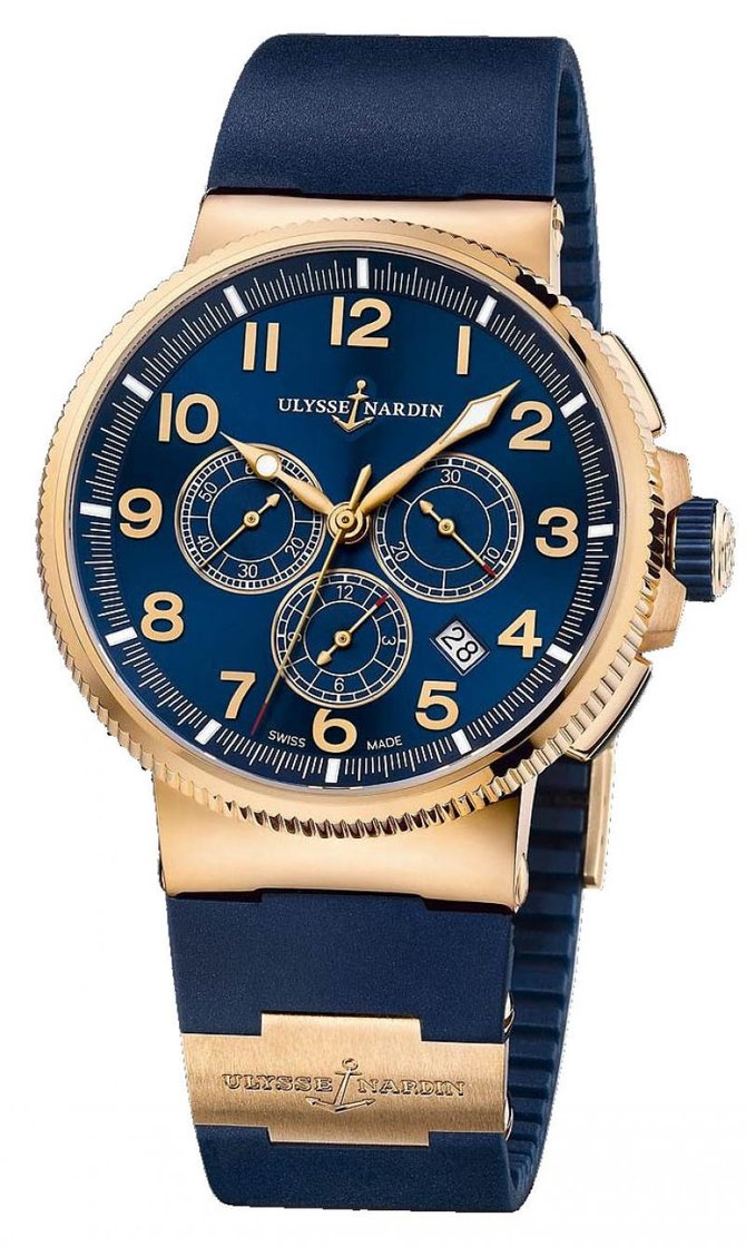 Ulysse Nardin 1506-150-3/63 Marine Manufacture Chronograph Rose Gold