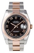 Rolex Часы Rolex Datejust 116201 bkro 36mm Steel and Everose Gold