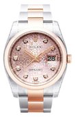 Rolex Часы Rolex Datejust 116201 chjdo 36mm Steel and Everose Gold