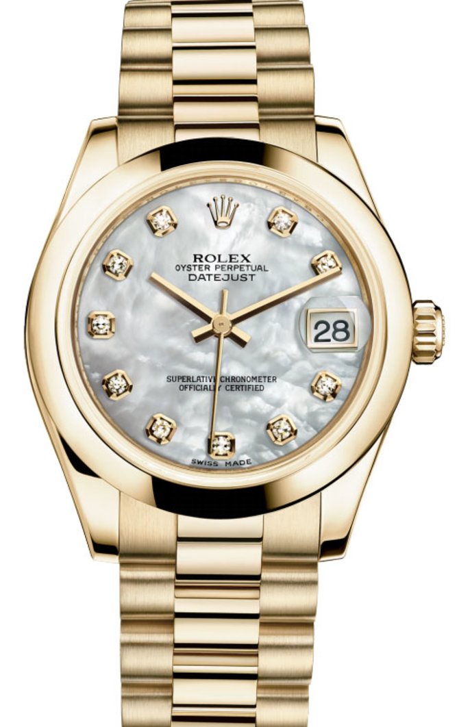 Rolex 178248 mdp Datejust 31mm Yellow Gold 