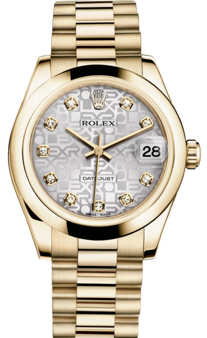 Rolex 178248 sjdp Datejust 31mm Yellow Gold