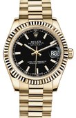 Rolex Datejust 178278 bkip 31mm Yellow Gold