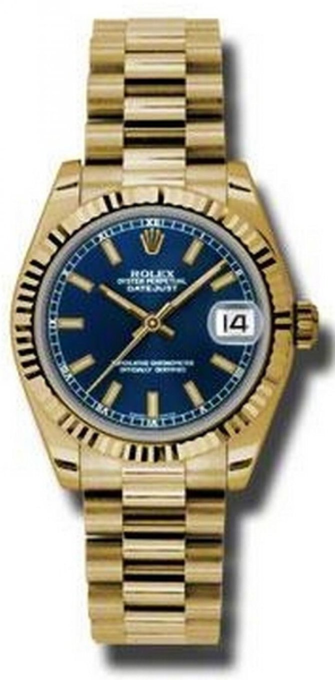 Rolex 178278 blip Datejust 31mm Yellow Gold - фото 1