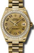 Rolex Datejust 178288 chcap 31mm Yellow Gold 