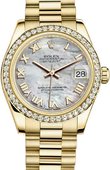 Rolex Datejust 178288 mrp 31mm Yellow Gold