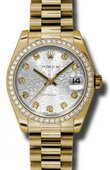 Rolex Datejust 178288 sjdp 31mm Yellow Gold
