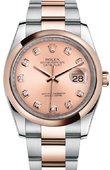 Rolex Datejust 116201 chdo 36mm Steel and Everose Gold 