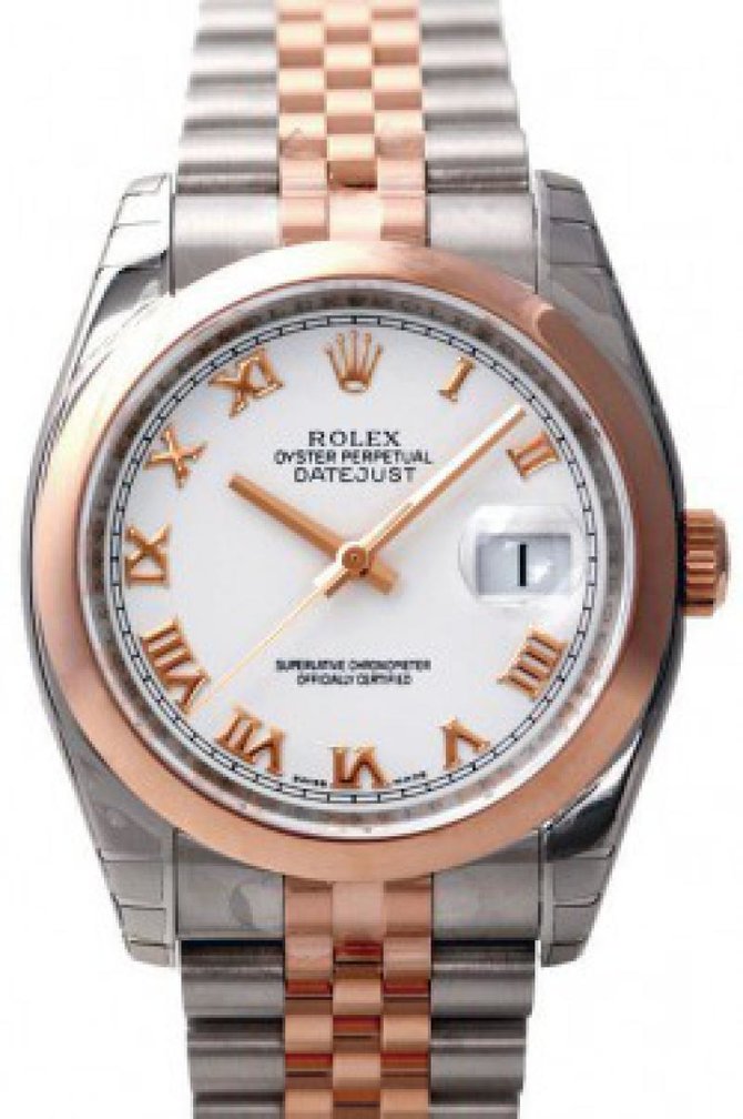 Rolex 116201 wrj Datejust 36mm Steel and Everose Gold  - фото 2