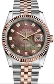 Rolex Datejust 116231 Fluted Bezel Jubilee 36mm Steel and Everose Gold