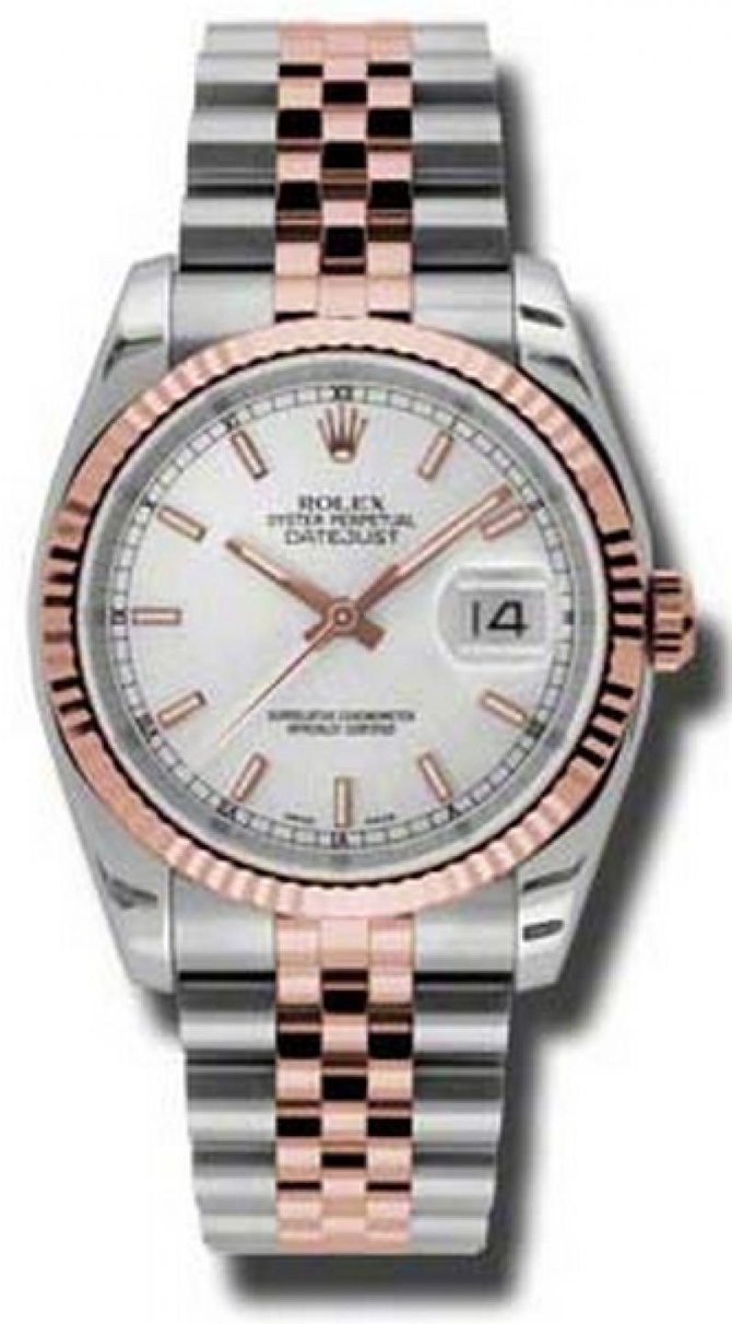 Rolex 116231 ssj Datejust 36mm Steel and Everose Gold  - фото 1