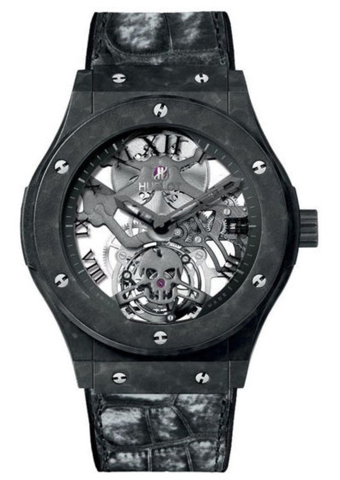 Hublot 505.UC.0140.LR.SKULL Classic Fusion Tourbillon Black Skull