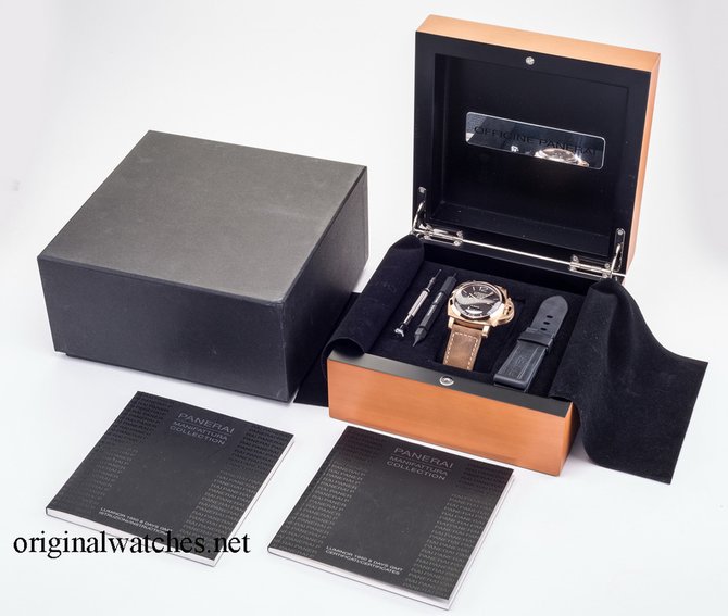 Officine Panerai PAM00289 Luminor 1950 8 Days GMT ORO ROSA - фото 3