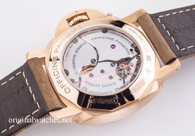 Officine Panerai PAM00289 Luminor 1950 8 Days GMT ORO ROSA - фото 5