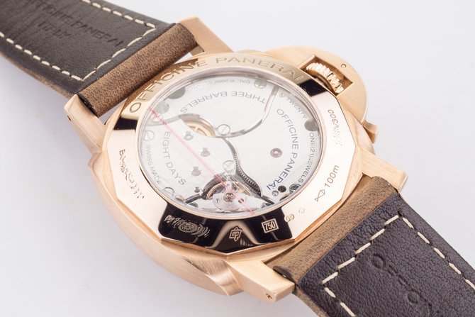Officine Panerai PAM00289 Luminor 1950 8 Days GMT ORO ROSA - фото 14