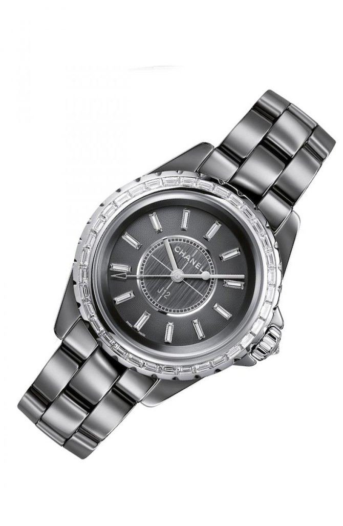 Chanel H2912 J12 Black J12 Chromatic Diamond Baguette 33 mm H2912 - фото 2