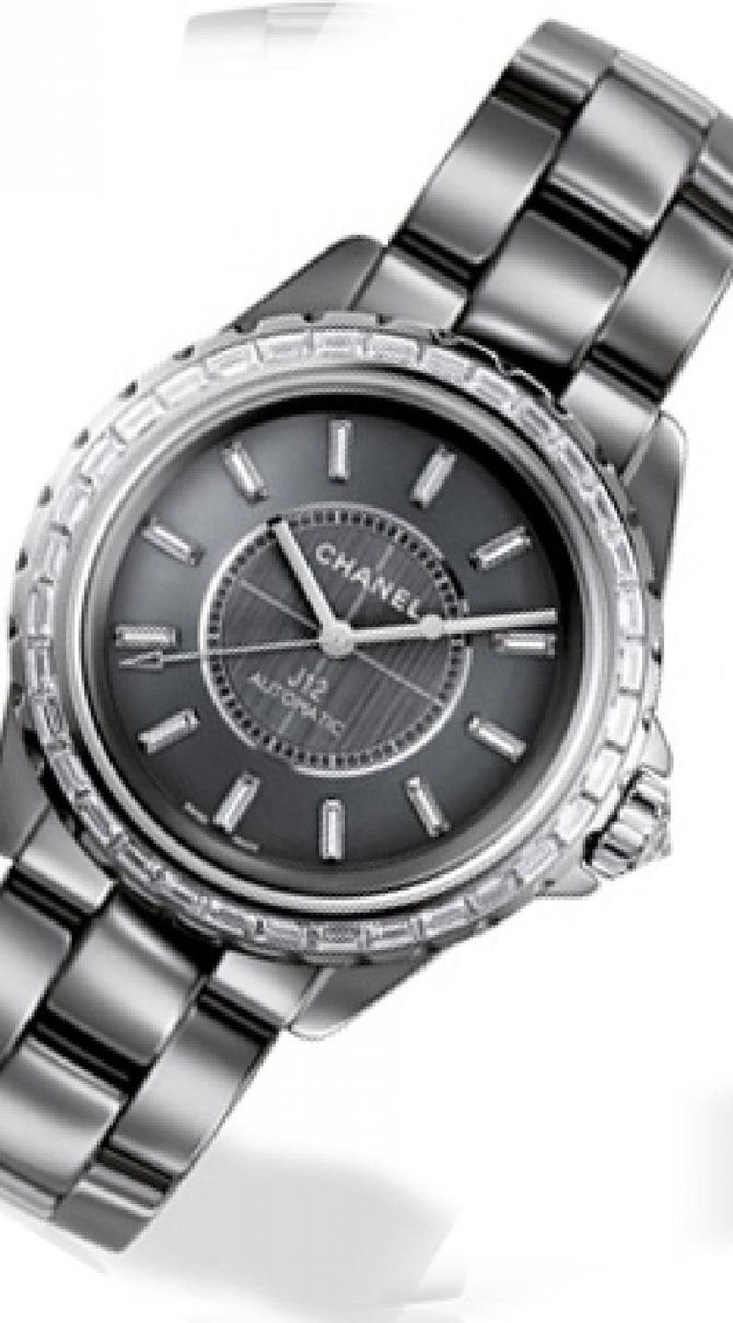 Chanel H2913 J12 Black J12 Chromatic Diamond Baguette 38 mm H2913 - фото 2