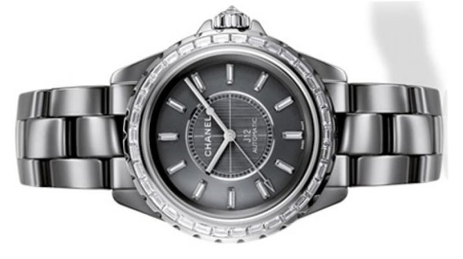 Chanel H2913 J12 Black J12 Chromatic Diamond Baguette 38 mm H2913 - фото 3