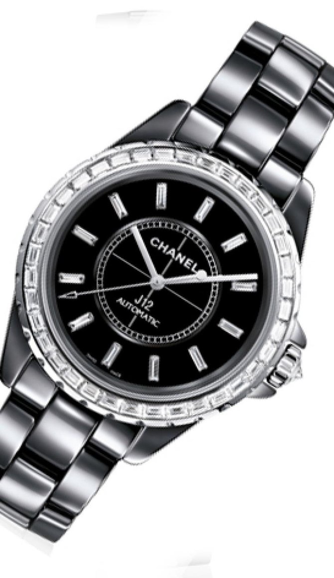 Chanel H3155 J12 Black J12 Chromatic Diamond Baguette 38 mm H3155 - фото 2