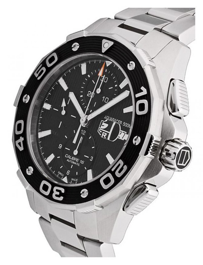 Tag Heuer CAJ2110.BA0872 Aquaracer 500 M Calibre 16 Automatic Chronograph 44 mm - фото 2