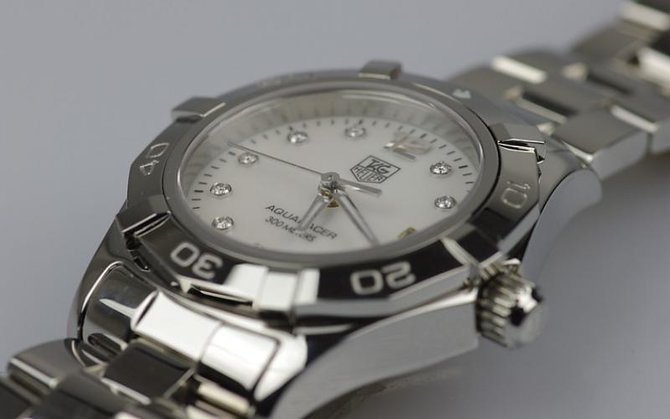 Tag Heuer WAF1415.BA0824 Aquaracer Diamond Dial 27 mm  - фото 10