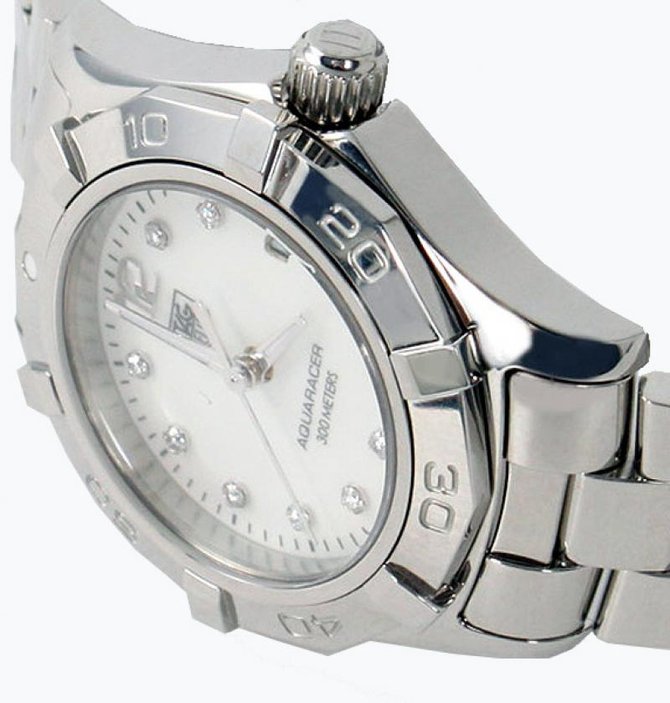Tag Heuer WAF1415.BA0824 Aquaracer Diamond Dial 27 mm  - фото 15