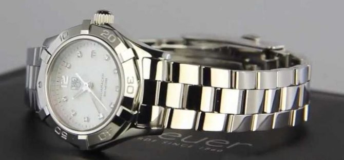 Tag Heuer WAF1415.BA0824 Aquaracer Diamond Dial 27 mm  - фото 3