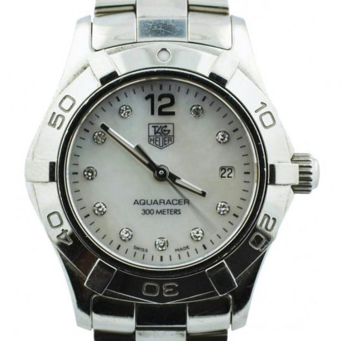 Tag Heuer WAF1415.BA0824 Aquaracer Diamond Dial 27 mm  - фото 5
