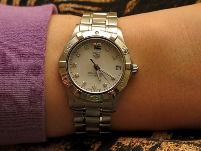 Tag Heuer WAF1312.BA0817 Aquaracer Diamond Dial 32 mm - фото 11