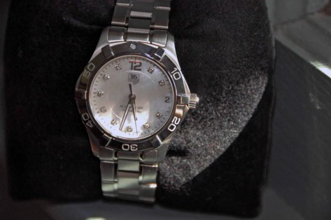 Tag Heuer WAF1312.BA0817 Aquaracer Diamond Dial 32 mm - фото 9