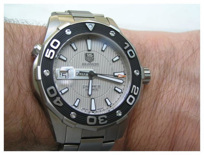 Tag Heuer WAJ2111.BA0870 Aquaracer 500 M Calibre 5 Automatic 43 mm - фото 9