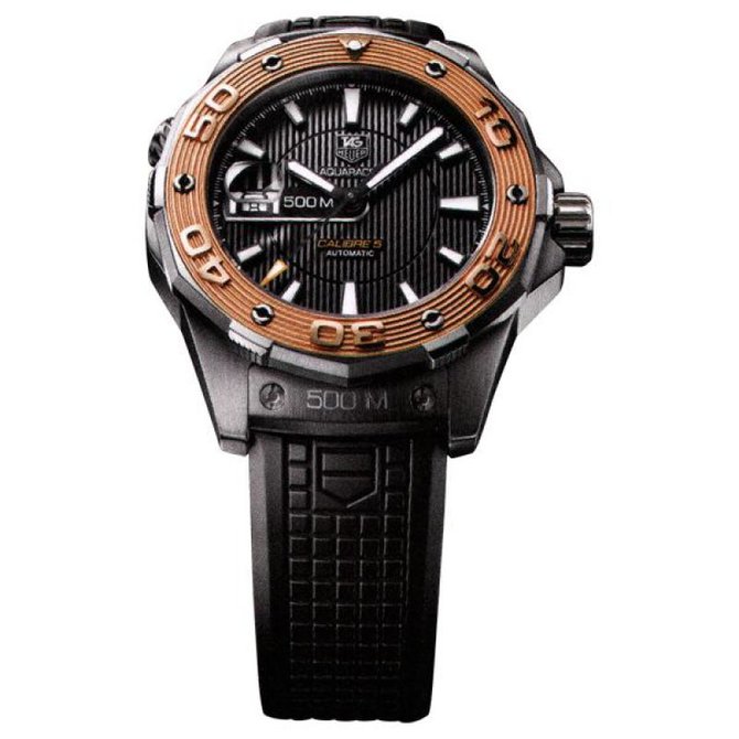 Tag Heuer WAJ2150.FT6015 Aquaracer Aquaracer 500 M Calibre 5 Automatic 43 mm  - фото 6