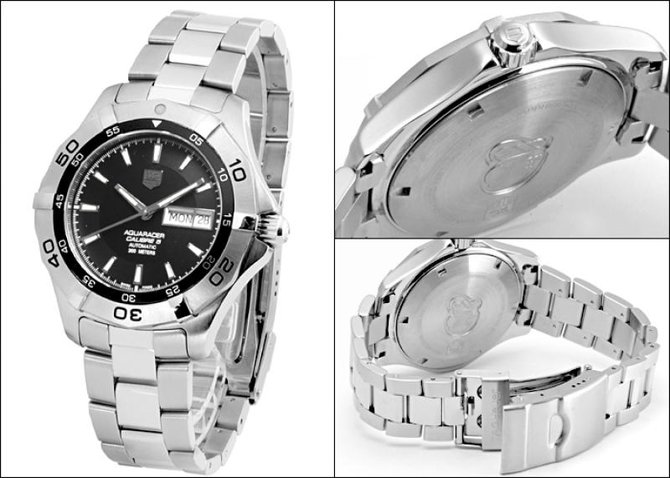 Tag Heuer WAF2010.BA0818 Aquaracer Calibre 5 Day Date Automatic 41 mm - фото 2