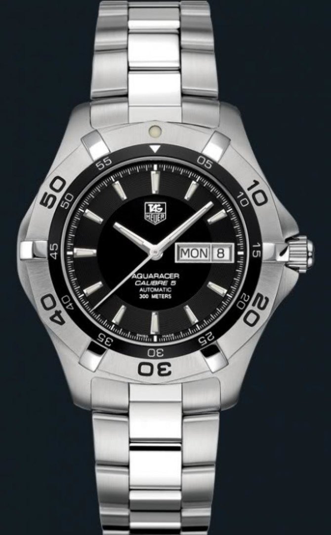Tag Heuer WAF2010.BA0818 Aquaracer Calibre 5 Day Date Automatic 41 mm - фото 4