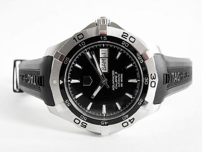 Tag Heuer WAF2010.FT8010 Aquaracer Calibre 5 Day Date Automatic 41 mm - фото 4
