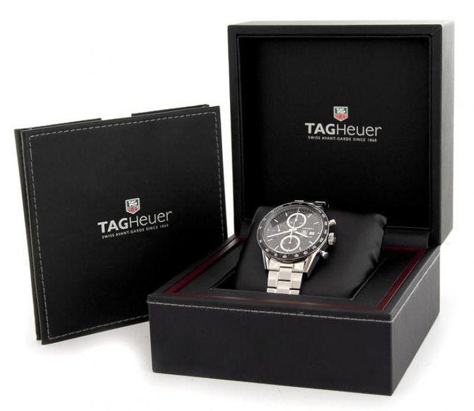 Tag Heuer CV2010.BA0794 Carrera Calibre 16 Automatic Chronograph 41 mm - фото 6