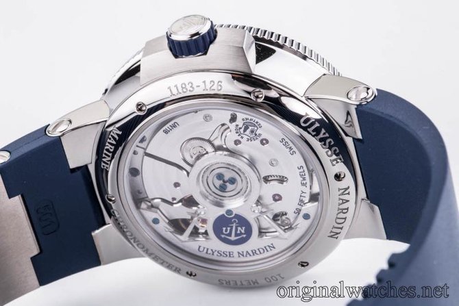 Ulysse Nardin 1183-126-3/60 Marine Manufacture Chronometer 43 mm Steel - фото 6