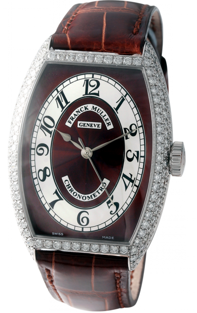 Franck Muller 5850 SC CHR MET D Brown Cintree Curvex Chronometro