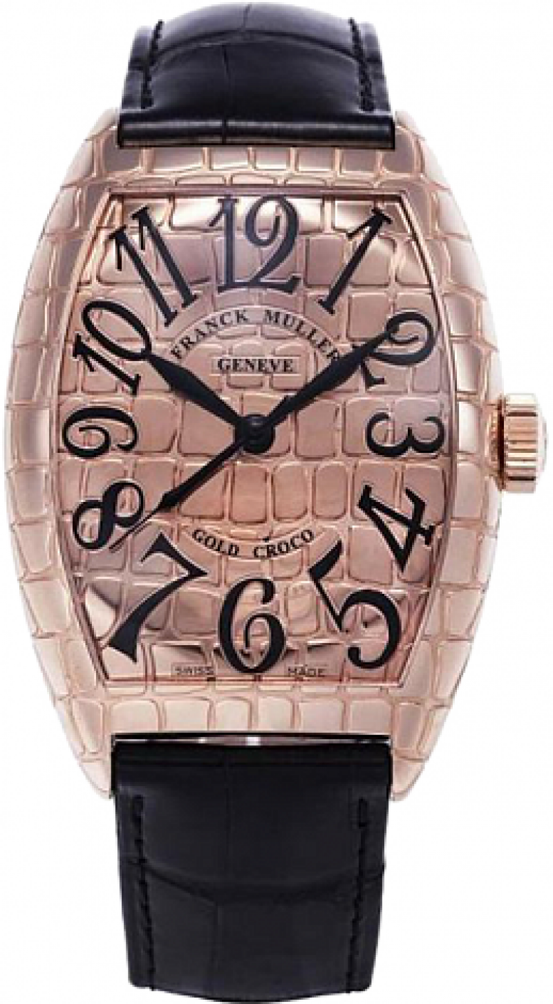 8880 SC GOLD CROCO Franck Muller GOLD Black Croco