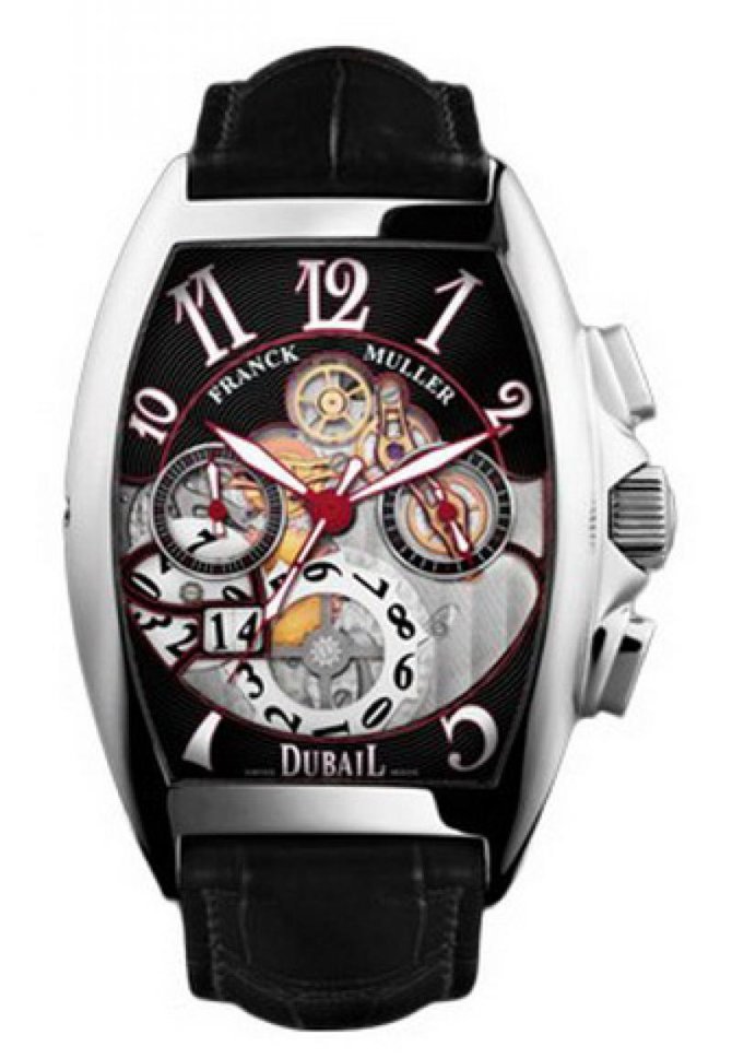 Franck Muller 8083 CC GD SQT Black Cintree Curvex Dubail