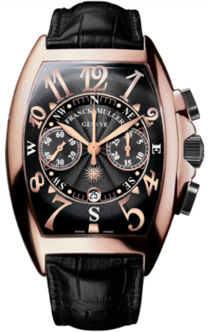Franck Muller 8080 CC AT REL MAR RG Black Mariner Chronograph 