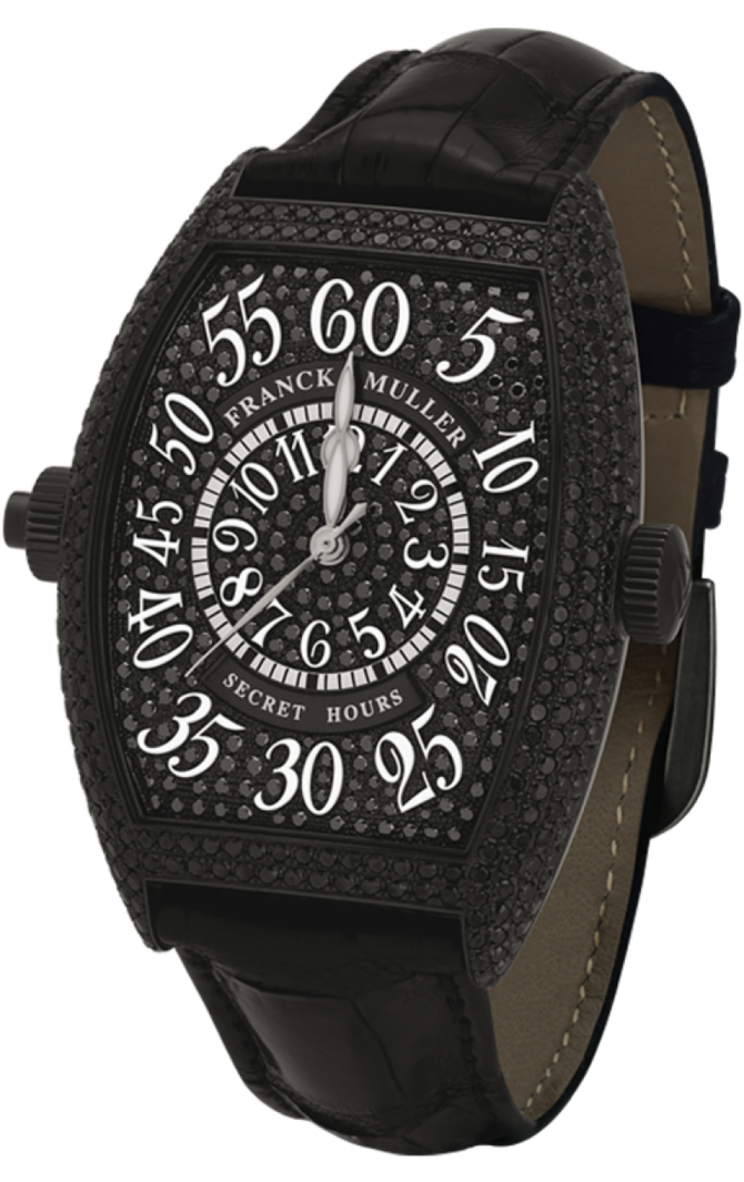 Franck Muller 8880 SE H2 NR D CD Secret Hours Curvex 