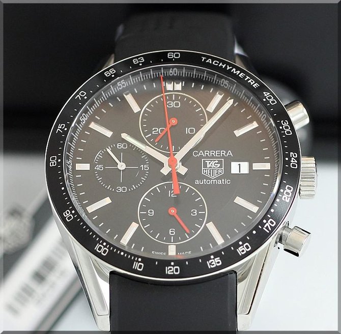 Tag Heuer CV2014.FT6014 Carrera Calibre 16 Automatic Chronograph 41 mm - фото 6