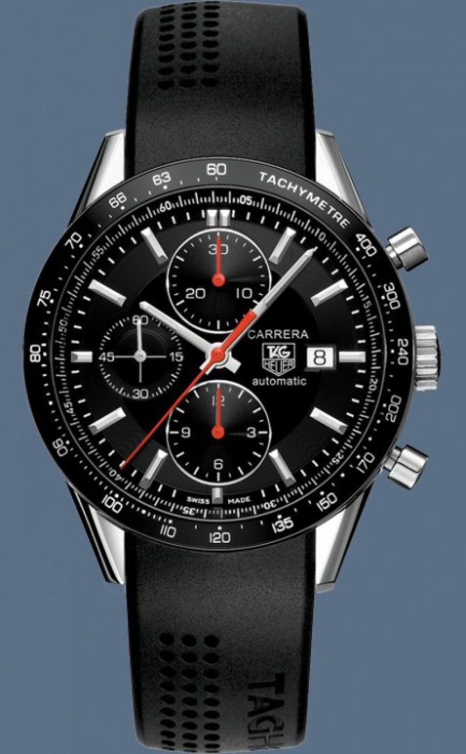 Tag Heuer CV2014.FT6014 Carrera Calibre 16 Automatic Chronograph 41 mm - фото 3