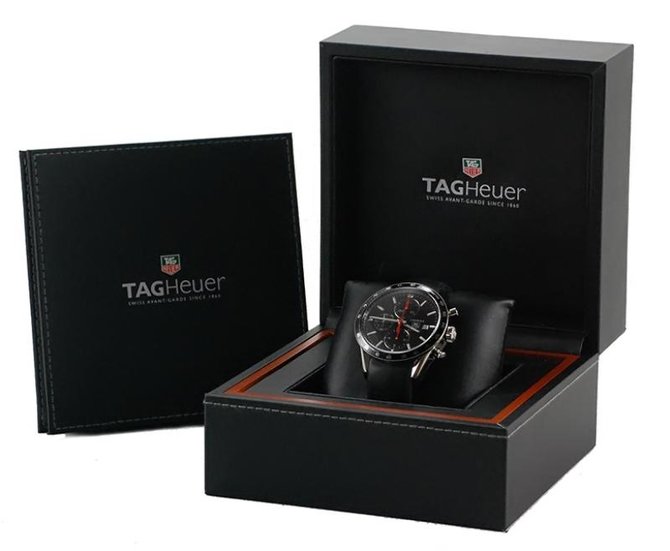 Tag Heuer CV2014.FT6014 Carrera Calibre 16 Automatic Chronograph 41 mm - фото 7
