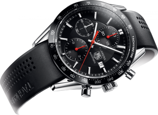 Tag Heuer CV2014.FT6014 Carrera Calibre 16 Automatic Chronograph 41 mm - фото 9