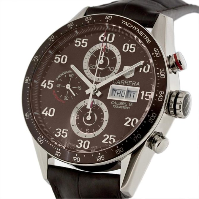 Tag Heuer CV2A12-FC6236 Carrera Calibre 16 Day Date Automatic Chronograph 43 mm - фото 7